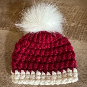 Newborn Bulky Baby Santa Hat | Happy New Year Baby Hat